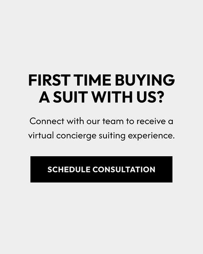 Athletic Fit Stretch Suit - Heathered Navy