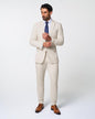Athletic Fit Stretch Suit - Lightweight Heathered Bamboo